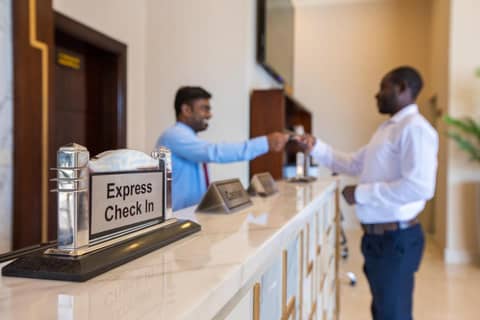 Grand Villaggio Hotel Abu Dhabi — hotel reception