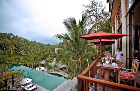 Komaneka at Bisma Ubud — balance & terrace