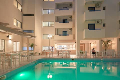 Central Hersonissos Hotel — recepcion & lobby