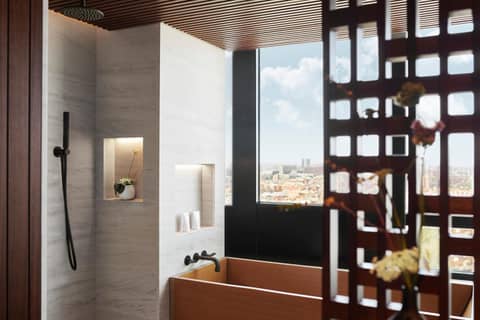 Nobu Hotel Barcelona — bathroom