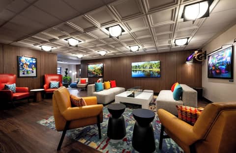 Pixar Place Hotel — lounge