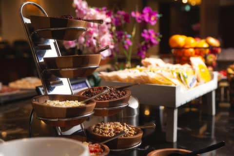 City Sleeper at Royal National Hotel — breakfast buffet