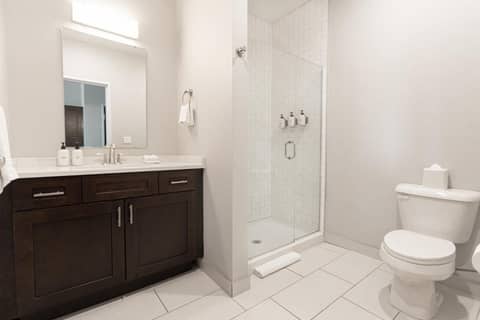 Kasa Cadillac Square Detroit — bathroom