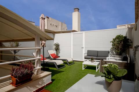 Hotel del Pintor by Hoteles con Cultura — balance & terrace