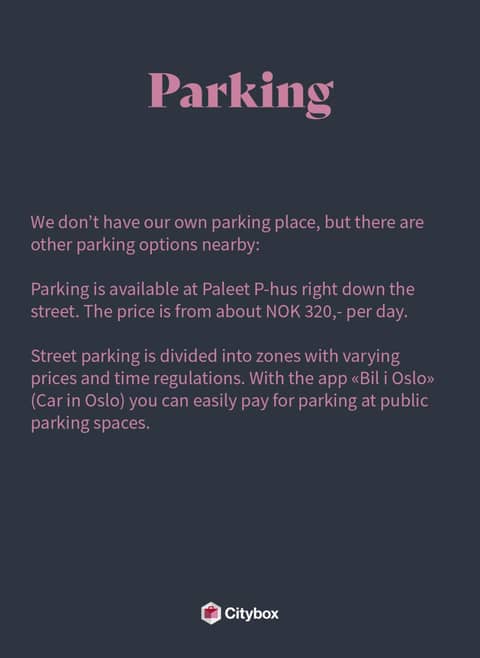 Citybox Oslo — other