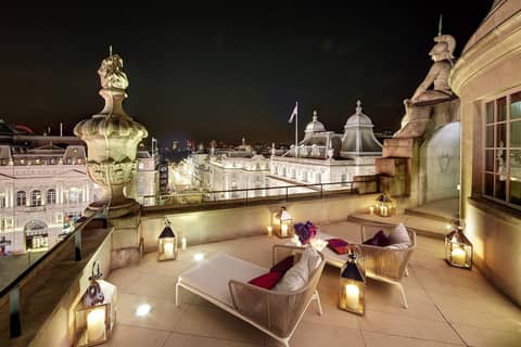 Hotel Cafe Royal, London — balcony