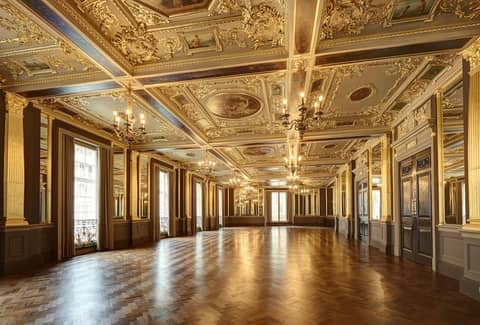 Hotel Cafe Royal, London — banquet hall