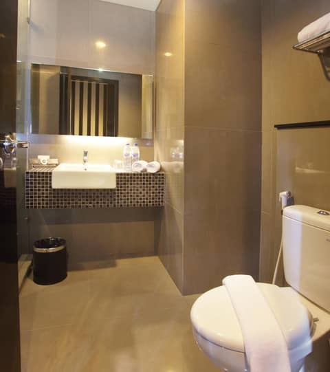 Cabin Hotel — bathroom