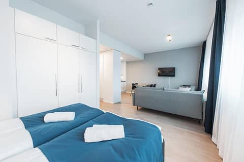 Forenom Serviced Apartments Helsinki Mansku — hotel room