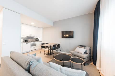 Forenom Serviced Apartments Helsinki Mansku — hotel room