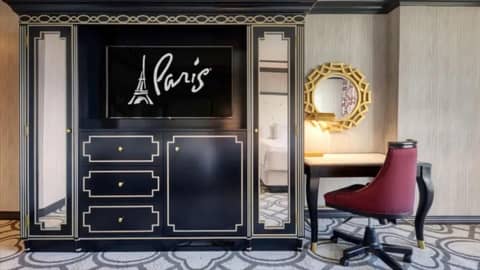 Paris Las Vegas Resort & Casino — hotel room