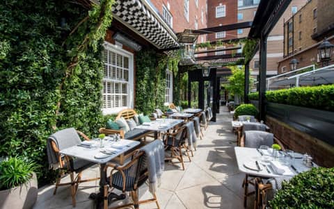 The Bloomsbury Hotel — outdoor bbq area