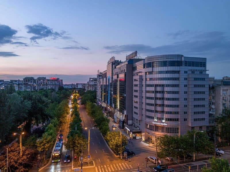 Handwritten Collection-Bucharest Unirii Square — building