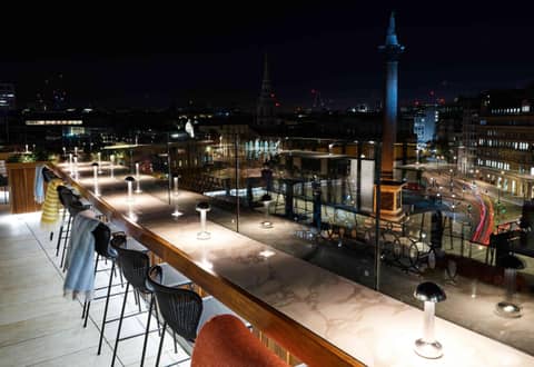 The Trafalgar St James London Curio Collection by Hilton — roof