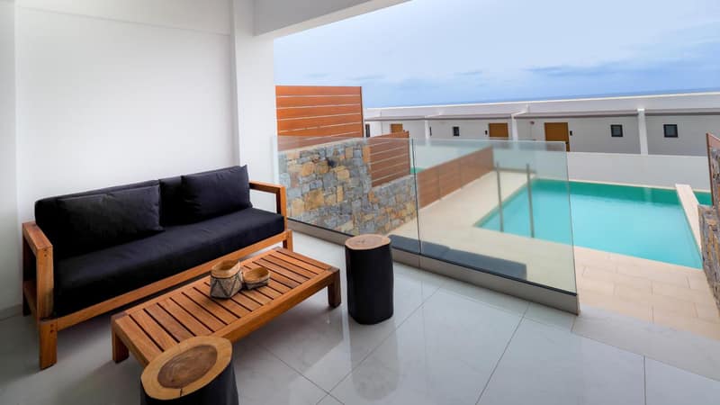 Abaton Island Resort & Spa — balance & terrace