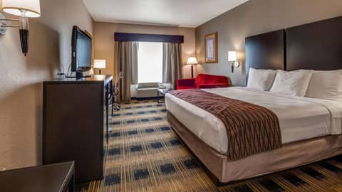 Best Western Plus Heritage Inn & Suites Houston,Pasadena,Deer Park,Channelview — hotel room