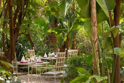 Les Jardins De La Médina — dining