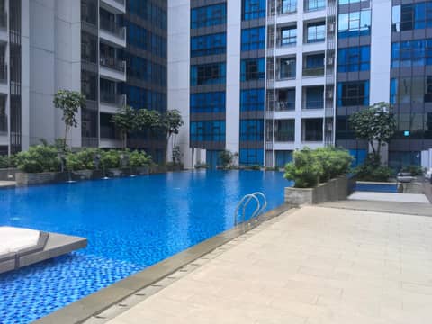 Luxury 2 BR Condo at Casa Grande Residence - Kasablanka Mall — recepcion & lobby