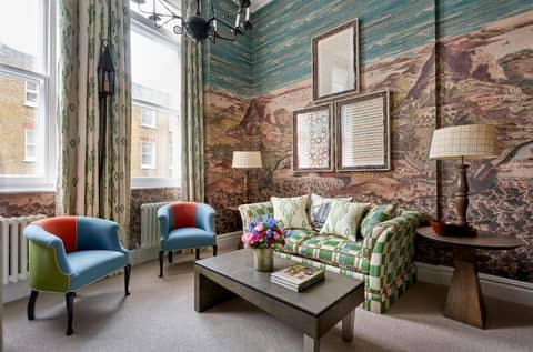 Charlotte Street Hotel, Firmdale Hotels — living room