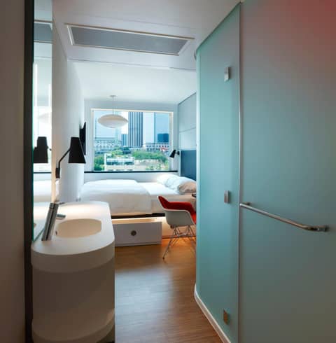citizenM Los Angeles Downtown — hotel room