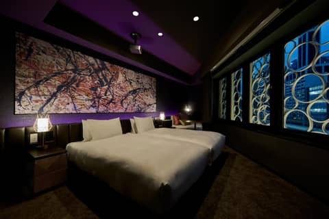 The Royal Park Canvas Ginza Corridor — hotel room