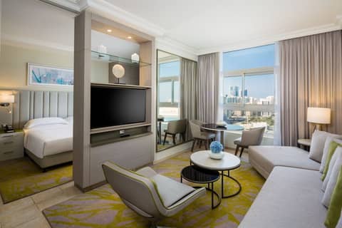 Beach Rotana All Suites — hotel room