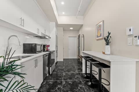 Namaste Suites — kitchen