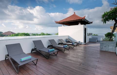 Kuta Beach Hotel — roof