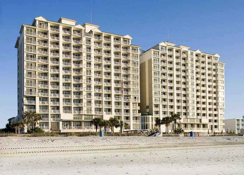 Hampton Inn & Suites Myrtle Beach Oceanfront — building