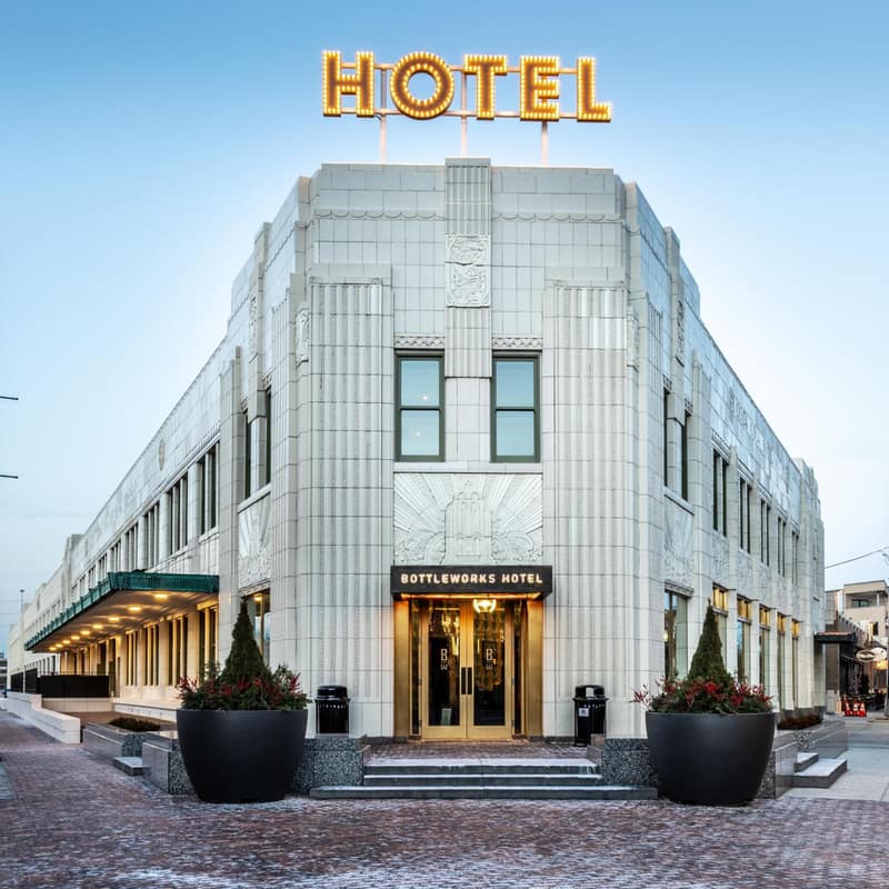 Bottleworks Hotel — building