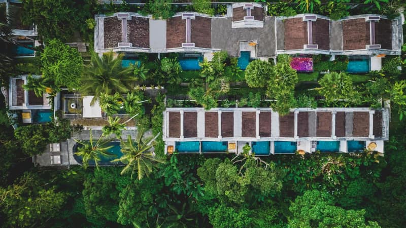 Amora Ubud Boutique Villas — building