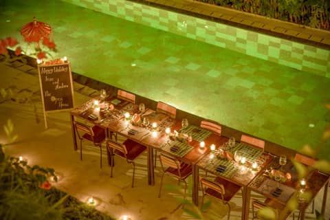 The Open House Jimbaran Bali — dining
