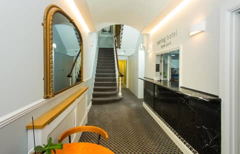 Caring Hotel — hotel reception