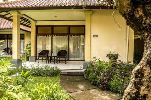 Besakih Beach Hotel — balance & terrace