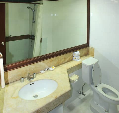 Besakih Beach Hotel — bathroom