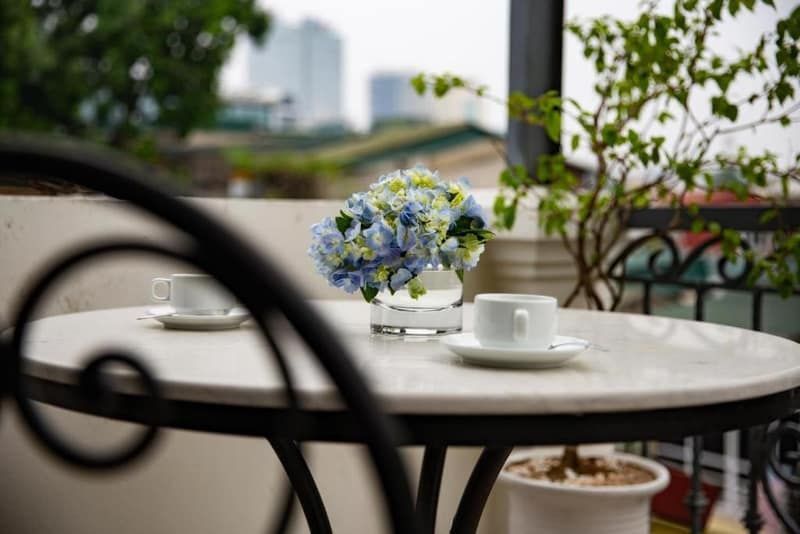 Hanoi Lakeside Premium Hotel & Travel — balance & terrace