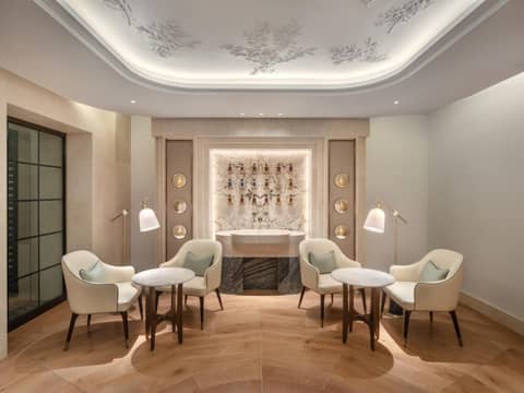 Raffles London at The OWO — hotel reception