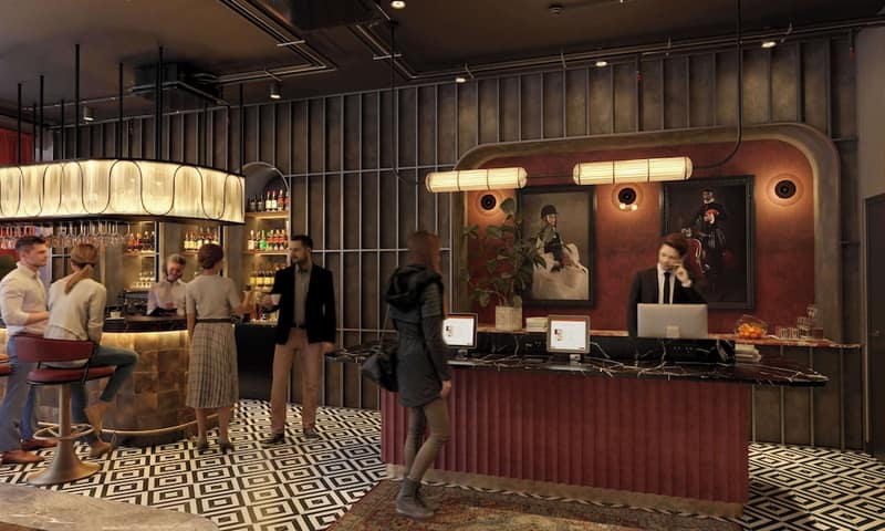 Radisson RED Oslo City Centre, A Verified Net Zero Hotel — recepcion & lobby