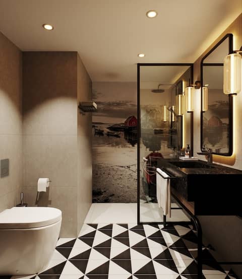 Radisson RED Oslo City Centre, A Verified Net Zero Hotel — bathroom