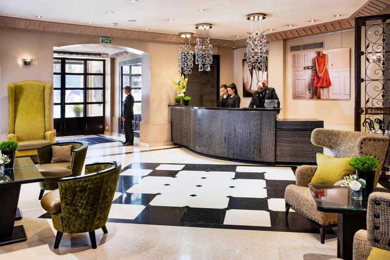 Edouard 7 Paris Opéra — recepcion & lobby