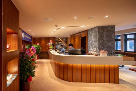 Rich & Free Hotel - Kaifeng 富逸旅趣-北車開封館 — recepcion & lobby