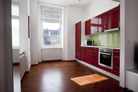 Pension Pharmador — kitchen