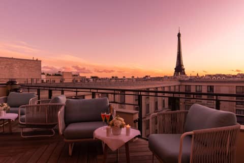L'Hôtel du Collectionneur Paris — roof