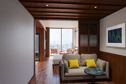 One Fukuoka Hotel — hotel room