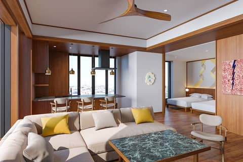 One Fukuoka Hotel — hotel room