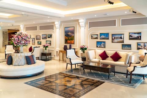 Al Ain Palace Hotel — recepcion & lobby