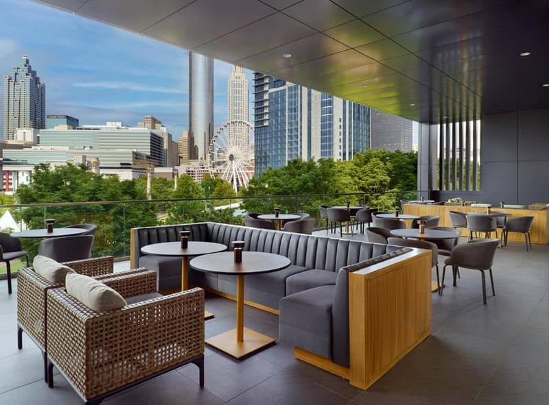 Omni Atlanta Hotel at Centennial Park — balance & terrace