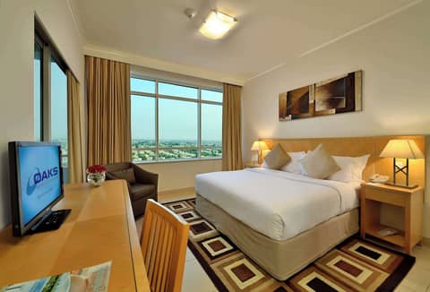 Oaks Liwa Heights Suites — hotel room