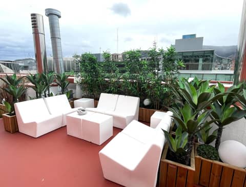 Santiago Apartments Bilbao — roof