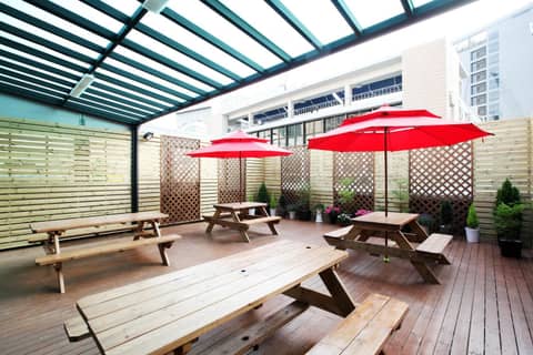 24 Guesthouse Myeongdong Avenue — balance & terrace
